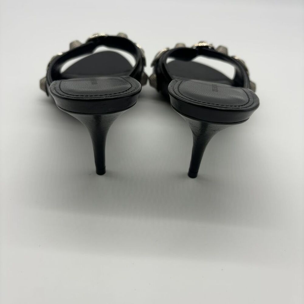 Balenciaga Le Cagole Studded Leather Mules - Picture 5 of 5